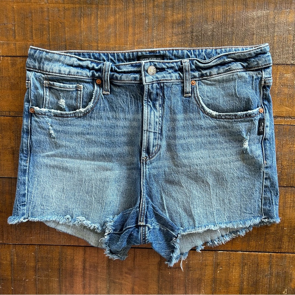 Silver Jeans Co Beau Cut Off Denim Shorts 31 10/12‎